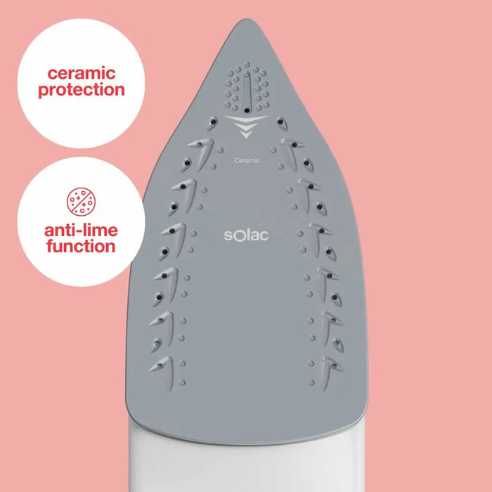 Steam Iron Solac PV2001 2200 W - Почистване Прахосмукачки И Гладене<<<Дом Градина<<<BigBuy&&&Сушилни ютии и