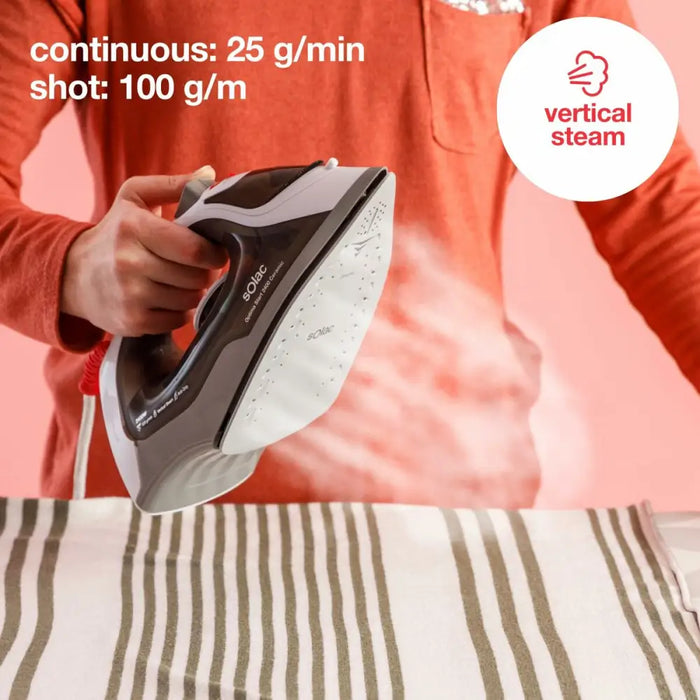 Steam Iron Solac PV2001 2200 W - Почистване Прахосмукачки И Гладене<<<Дом Градина<<<BigBuy&&&Сушилни ютии и