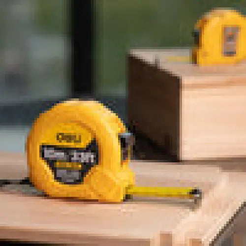 Steel Measuring Tape 10m/25mm Deli Tools EDL9010Y (yellow) - Measuring tools<<<Tools<<<InnproXML