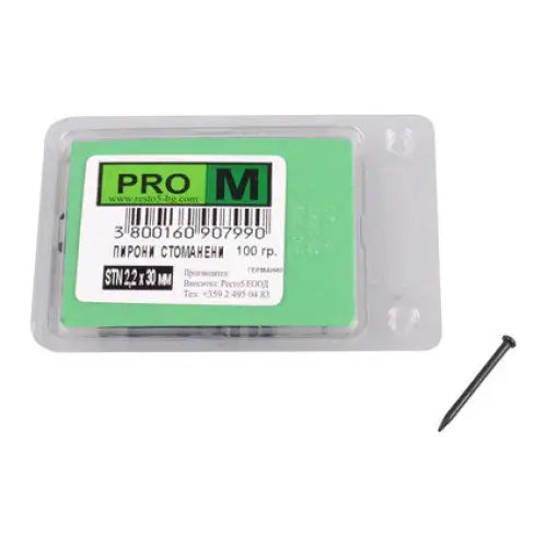 STEEL NAILS 100 G PRO M 2.2X30 MM - Пирони<<<Винтове и болтови съединения<<<Инструменти и железария<<<Praktiker