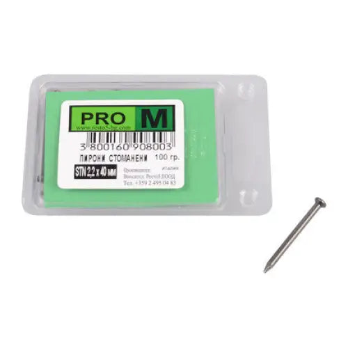 STEEL NAILS 100 G PRO M 3.0X40 MM - Пирони<<<Винтове и болтови съединения<<<Инструменти и железария<<<Praktiker