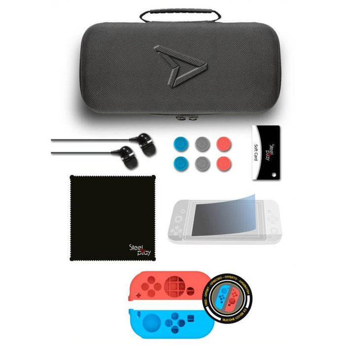 SteelPlay 11 IN 1 CARRY & PROTECT KIT + 2 JOYPAD CASES (NSW)