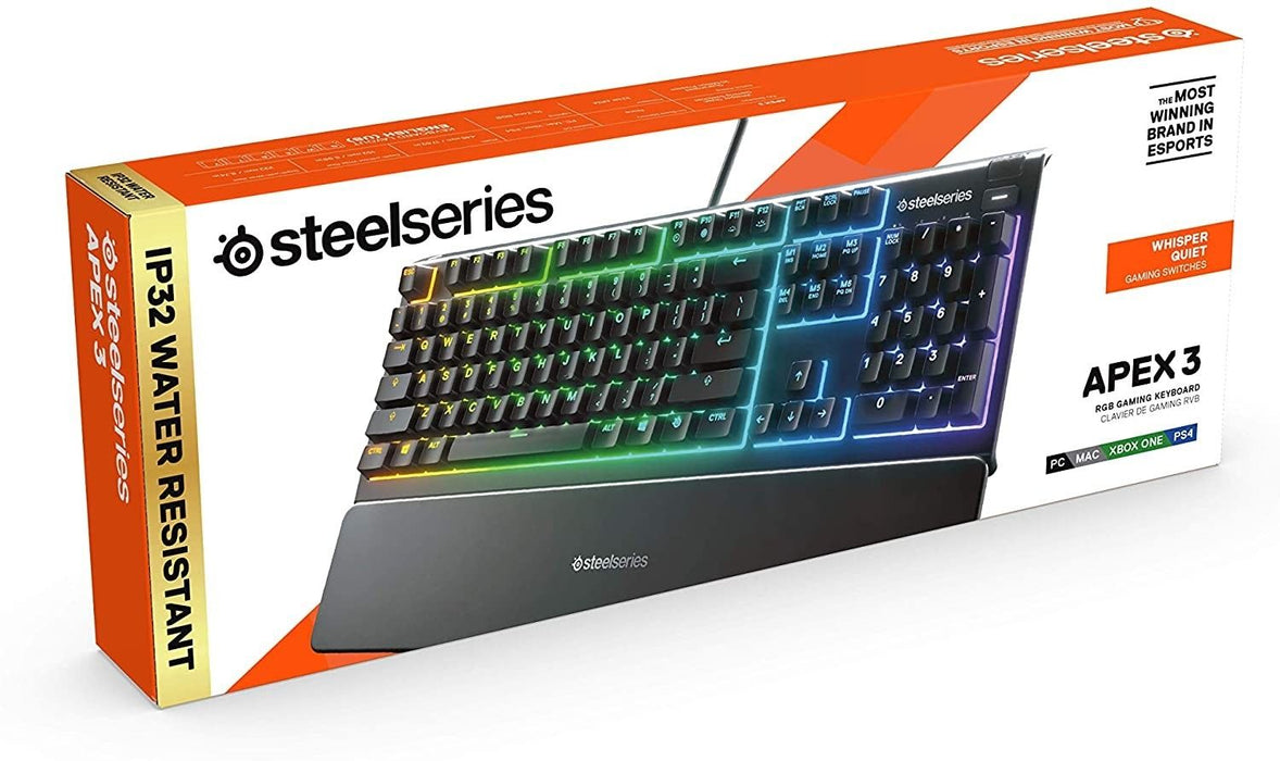 Steelseries Apex 3 Quiet Switch Keyboard
