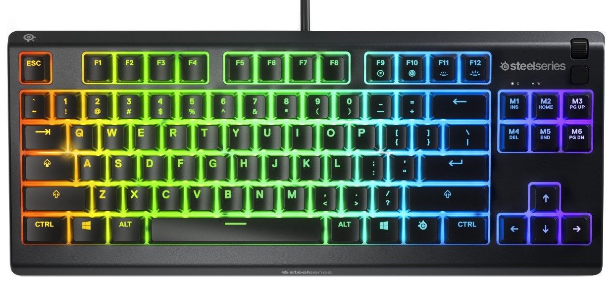 Gaming Keyboard SteelSeries APEX 3 TKL Black Spanish Qwerty