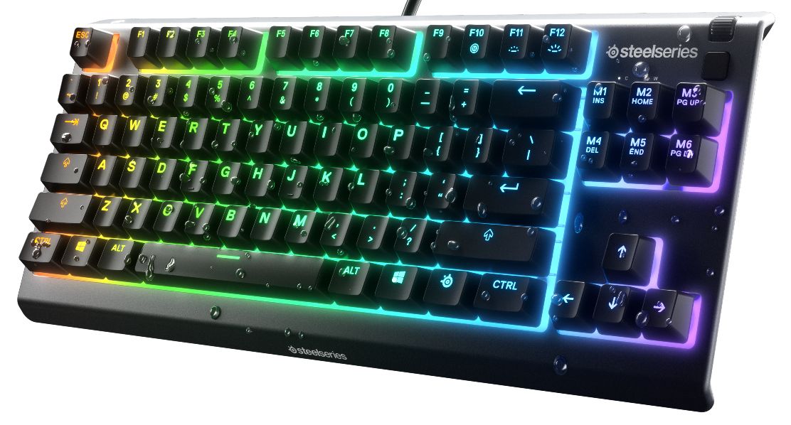 Gaming Keyboard SteelSeries APEX 3 TKL Black Spanish Qwerty