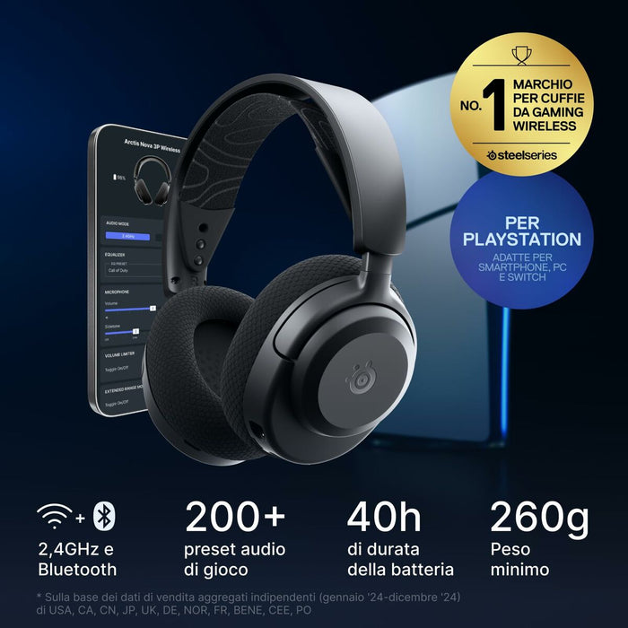 Headphones SteelSeries 61686 Black