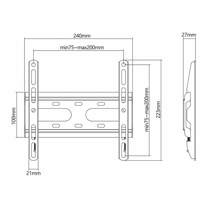 TV stand Stell SHO 4200 LCD 23"-42"