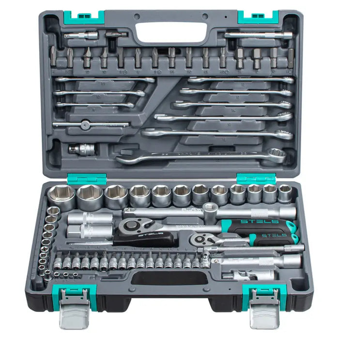 STELS 14105 TOOL SET - Комплекти вложки и тресчотки<<<Ръчни инструменти<<<Инструменти и