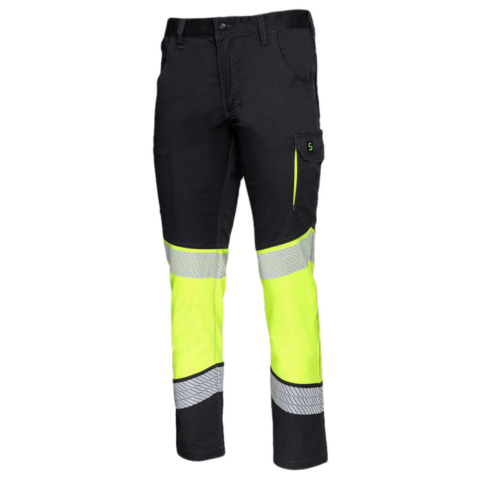 WORK TROUSERS SIZE 56 STENSO PRIMO HV LIGHT STRETCH