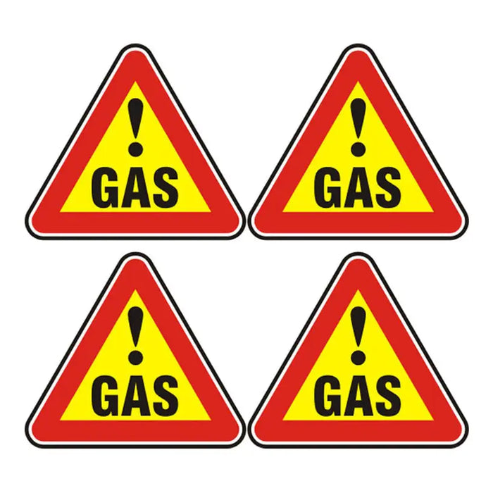 STICKER 12 X 12 CM PREVENTA ’GAS’ - Помощни средства<<<Работно облекло<<<Инструменти и железария<<<Praktiker