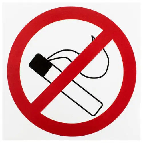 STICKER NO SMOKING N 8 OLYMP SAFETY - Помощни средства<<<Работно облекло<<<Инструменти и