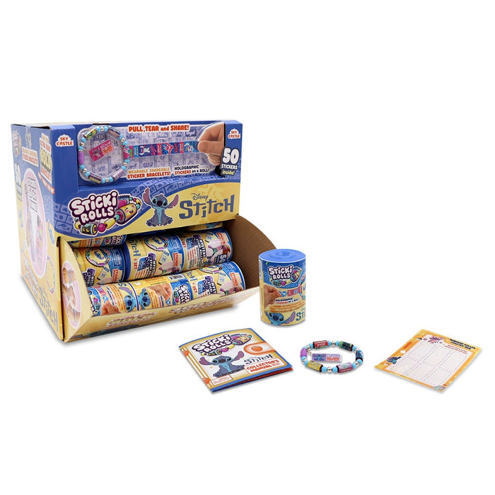 Гривна със стикери Sticki Rolls - Stitch, в капсула