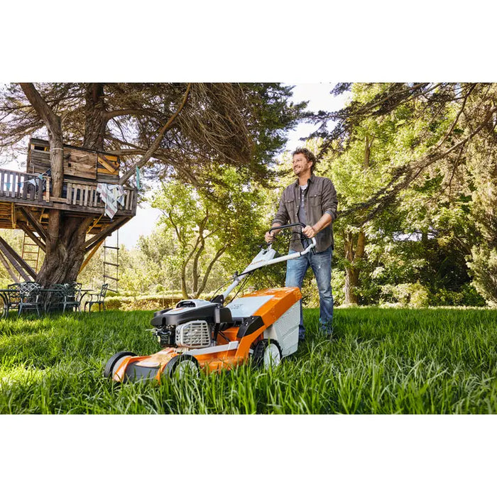STIHL MOTOR SELF-PROPELLED MOWER RM 655.1 VS 173.0 cm3 3.50 HP MOWING WIDTH 53.00 cm SELF-PROPELLED FUNCTION - Моторни