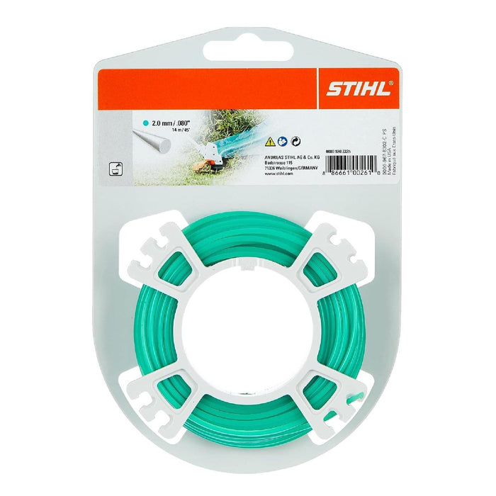 CORD ROUND 2.0 MM X 14 M GREEN STIHL