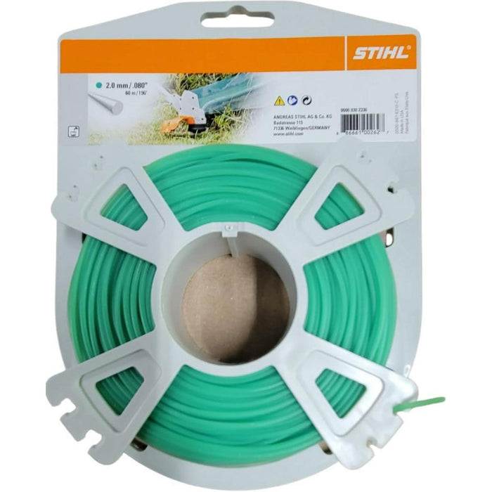 CORD ROUND 2.0 MM X 60 M GREEN STIHL