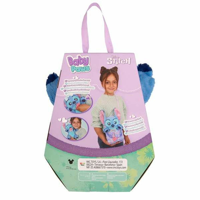 Fluffy toy Stitch 10,30 x 19 x 11,20 cm Multicolour Plastic