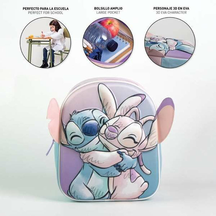 School Bag Stitch Blue
