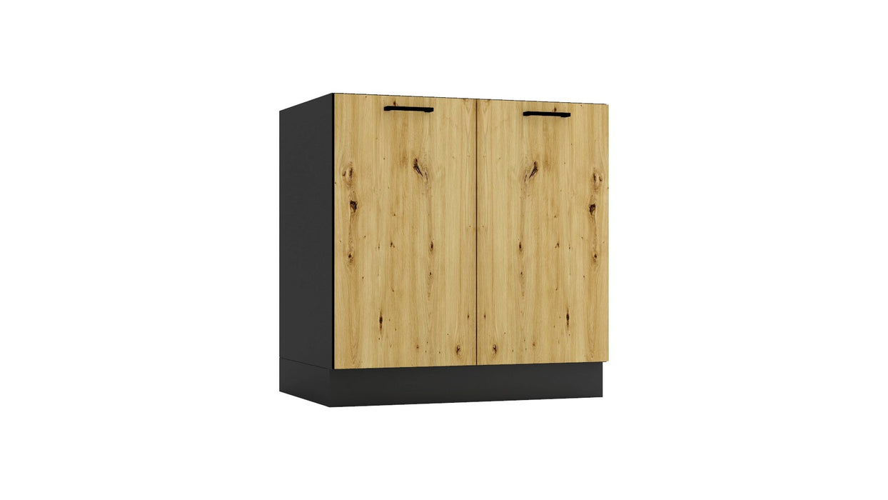 Cosmo Design ANIKA kitchen furniture set, artisan oak/graphite 2.0/2.6