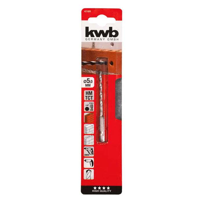 STONE DRILL KWB 5x45x60 - Свредла<<<Консумативи за електроинструменти<<<Инструменти и железария<<<Praktiker