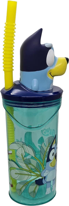 Cup with Straw Bluey PVC 3D