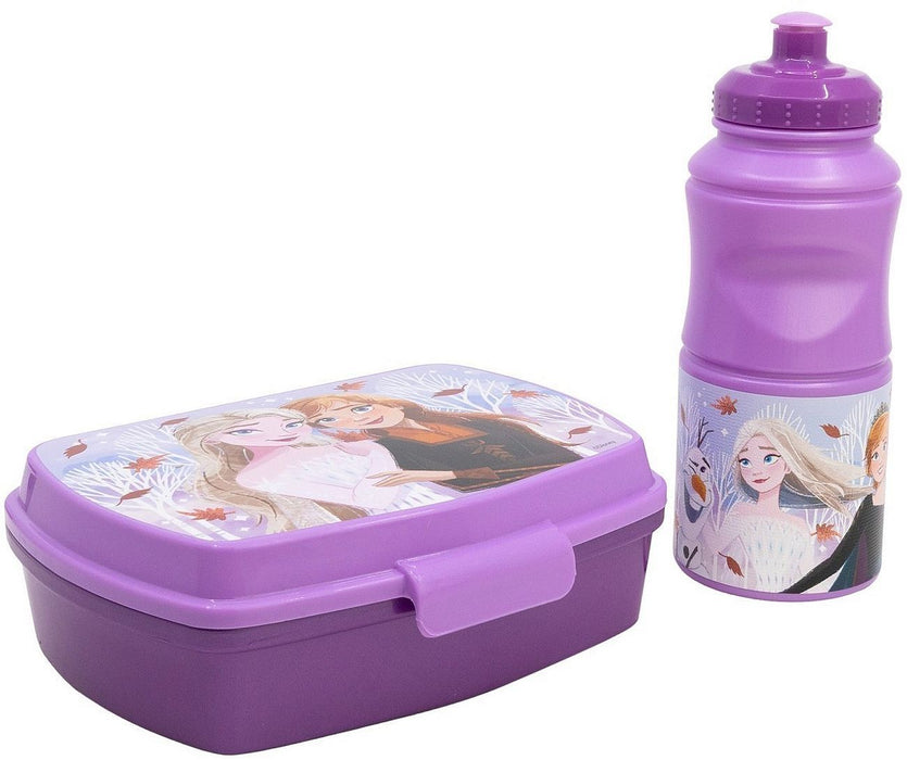 Picnic Holder and Bottle Included Frozen Autumn Leaves