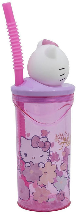Cup with Straw Hello Kitty 360 ml 3D