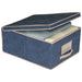 STORAGE BOX 50X40X25CM BLUE ORDINETT TNT Blue - Продукти за съхранение и организация на дрехи<<<Домашни