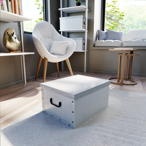 STORAGE BOX 50X40X25CM COMPACTOR BOSTON - Продукти за съхранение и организация на дрехи<<<Домашни