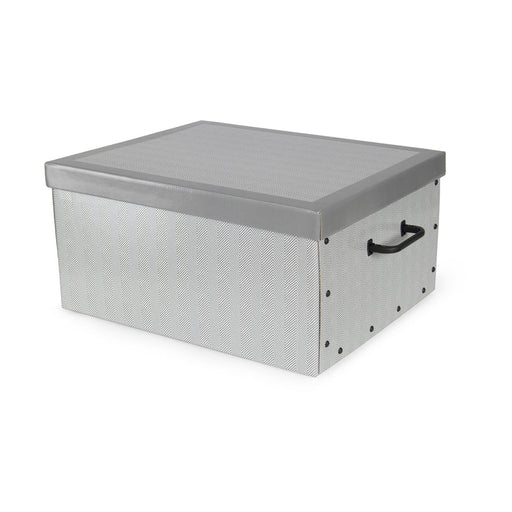STORAGE BOX 50X40X25CM COMPACTOR BOSTON - Продукти за съхранение и организация на дрехи<<<Домашни