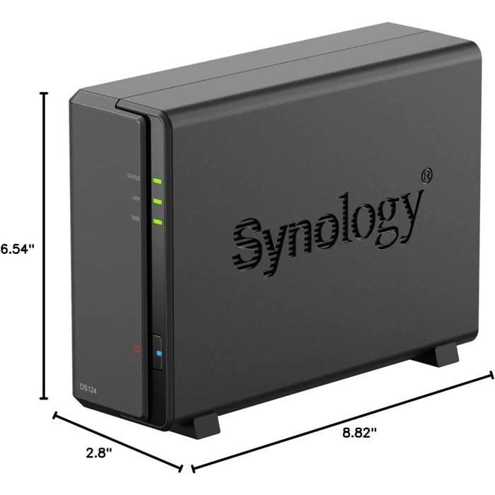 Storage NAS Synology DS124 1-disk Small&Home office - Сторидж у-ва и консумативи<<<ValiAPI&&&Компютър Мрежи и
