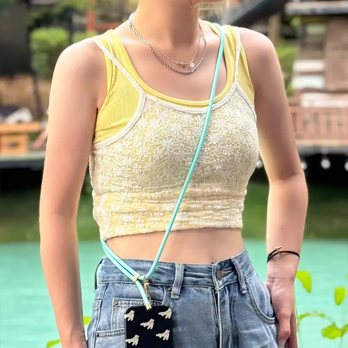 Stoyobe Phone Lanyard Silicone Phone Lanyard - Blue - Other cell phone equipment<<<HurtelXML