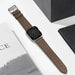 Strap Leather for Apple Watch 38 / 40 / 41 mm band bracelet - dark brown - Smartwatch straps and cases<<<HurtelXML