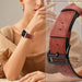 Strap Leather for Apple Watch 42 / 44 / 45 / 49 mm band bracelet - red - Cell phone cases and covers<<<HurtelXML