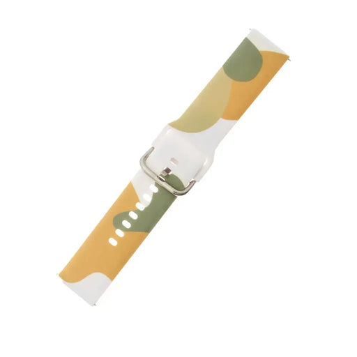 Strap Moro for Samsung Galaxy Watch 40 / 41 / 42 / 43 / 44 mm silicone bracelet watch band - pattern 6 - Smartwatch