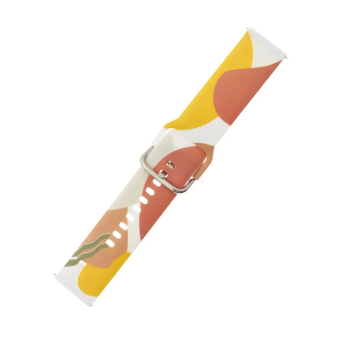 Strap Moro for Samsung Galaxy Watch 40 / 41 / 42 / 43 / 44 mm silicone bracelet watch band - pattern 7 - Smartwatch