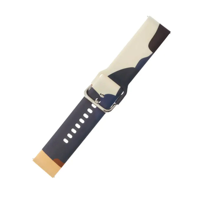 Strap Moro for Samsung Galaxy Watch 40 / 41 / 42 / 43 / 44 mm silicone bracelet watch band - pattern 13 - Smartwatch