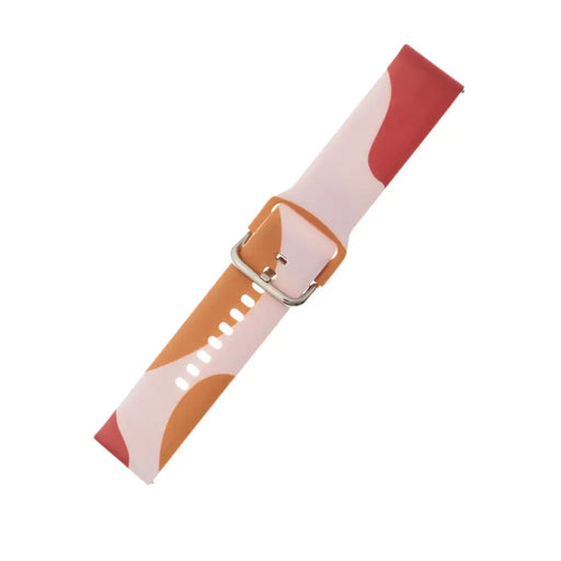 Strap Moro for Samsung Galaxy Watch 45 / 46 / 47 mm silicone bracelet watch band - pattern 12 - Smartwatch straps