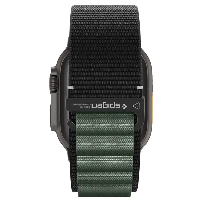 Strap Spigen WBF1 Strap for Apple Watch 44 / 45 / 46 / 49 mm - Black and Green - Other cell phone equipment<<<HurtelXML
