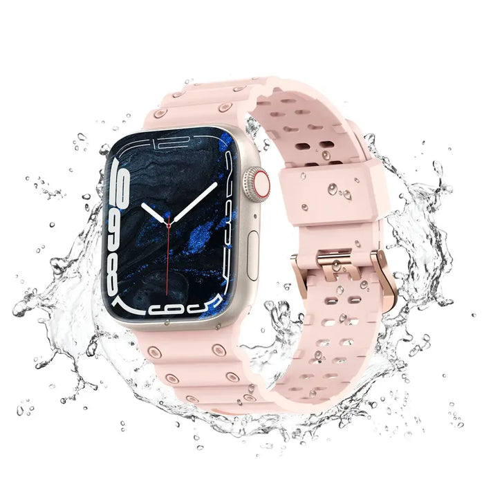 Strap Triple Protection Apple Watch SE strap 9 8 7 6 5 4 3 2 1 (41 40 38 mm) band bracelet pink - Cell phone cases