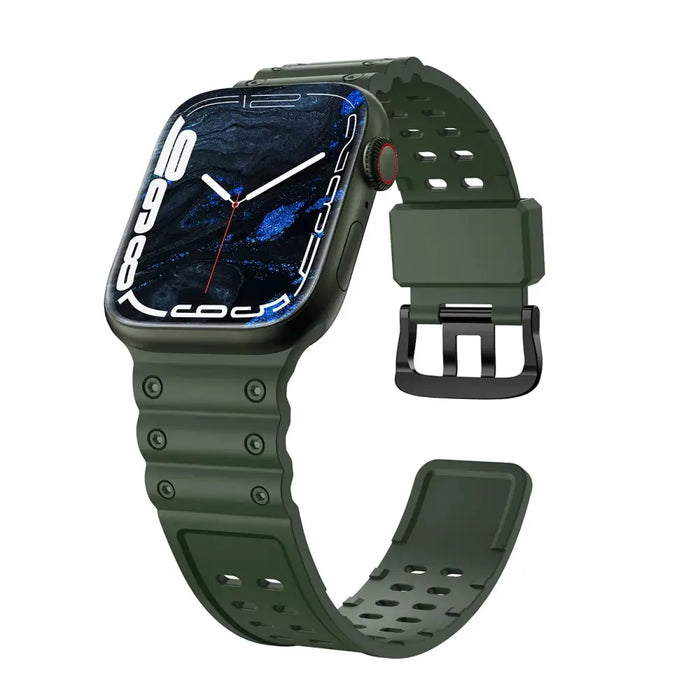 Strap Triple Protection for Apple Watch 38 / 40 / 41 mm band bracelet - green - Smartwatch straps and cases<<<HurtelXML