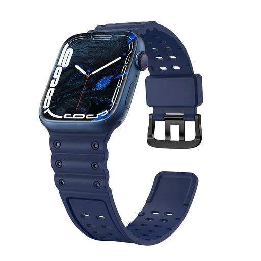 Strap Triple Protection for Apple Watch 38 / 40 / 41 mm band bracelet - navy blue - Smartwatch straps