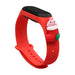 Strap Xmas for Xiaomi Mi Band 3 / 4 Christmas Silicone Strap Bracelet with Sock - Red - Smartwatch straps