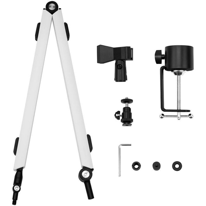 Streamplify Mount Arm Microphone Stand, White