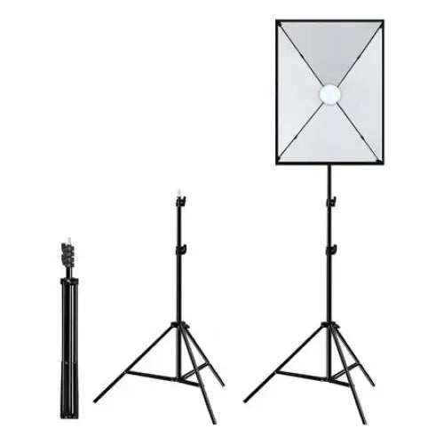 Studio set Puluz LED softbox 50x70cm tripod LED bulb 1 pc PU5070EU - Softboxes<<<Photo studio<<<Photo