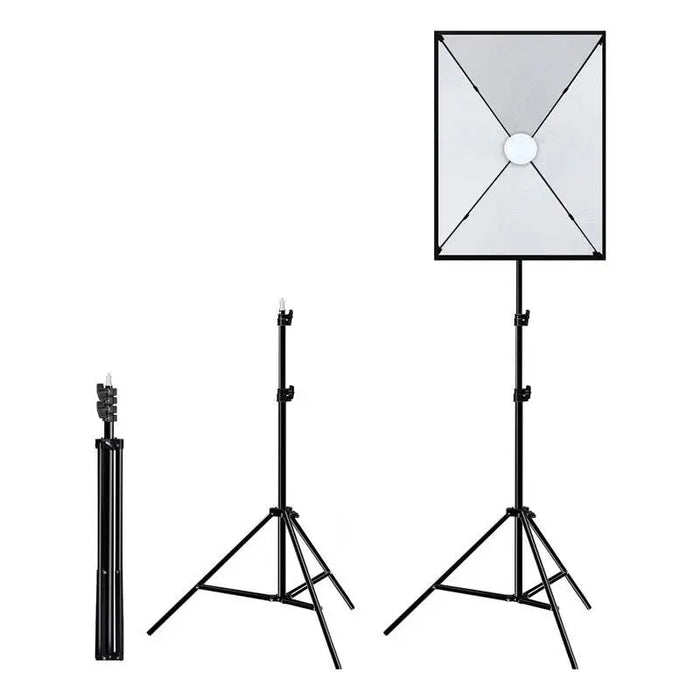Studio set Puluz LED softbox 50x70cm tripod LED bulb 1 pc PU5070EU - Softboxes<<<Photo studio<<<Photo