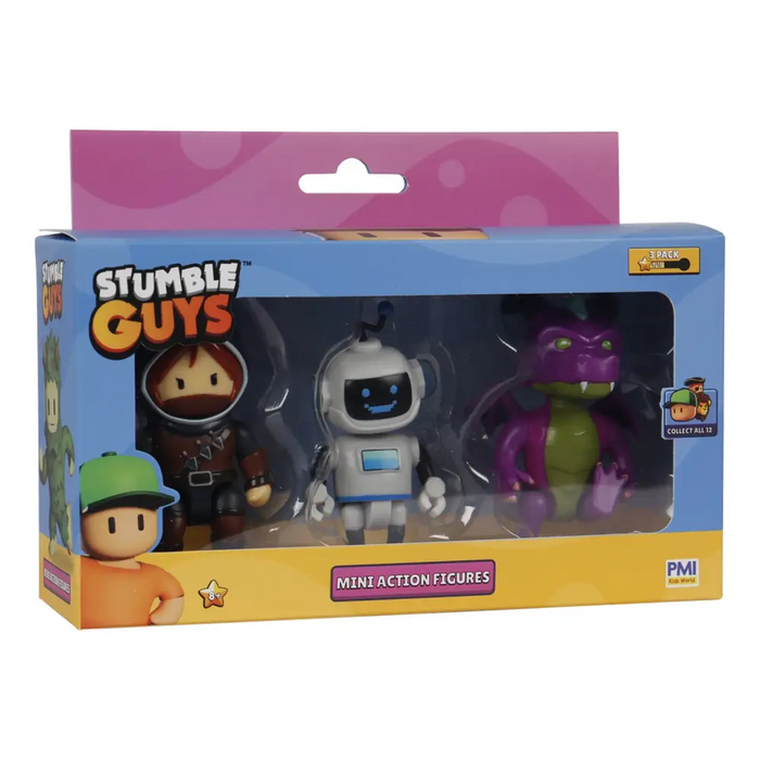 STUMBLE GUYS S2 MINI ACTION FIGURES - 3 PACK VER.A - CollectablesFIG-KOL<<<(Games and toys) FiguresFIG<<<ActionPL