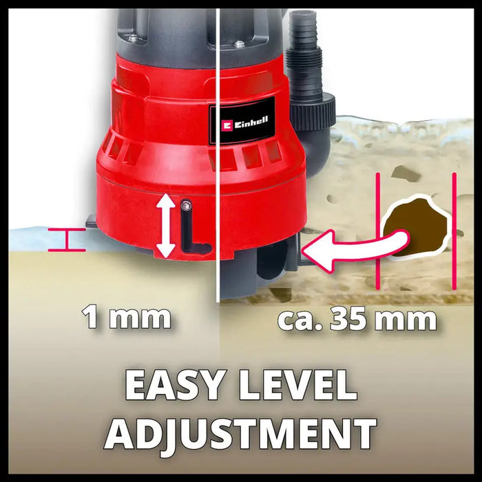 SUBMERSIBLE DIRTY WATER PUMP EINHELL GC-DP 7035 LL - Потопяеми помпи<<<Помпи<<<Инструменти и