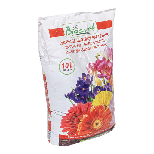 SUBSTRATE FOR FLOWERING 10L BIO COLOR - Почви<<<Торове почви и тревни смески<<<Градина<<<Praktiker