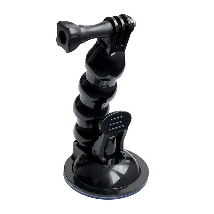 Suction Cup Holder for GoPro DJI Insta360 SJCam Eken + Smartphone Adapter - Black - Sport products<<<HurtelXML