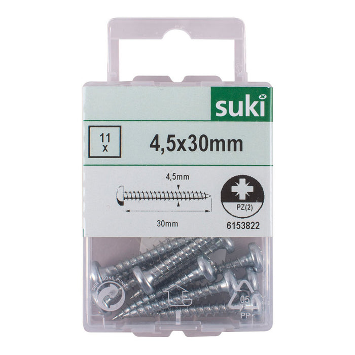 WOOD SCREW 4.5X30 MM SUKI 11 PCS
